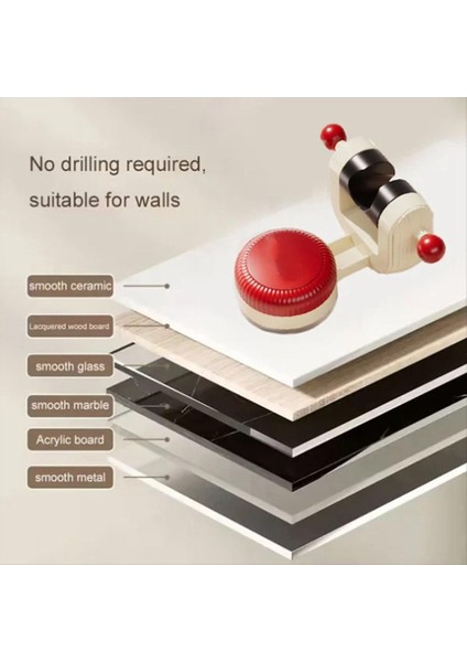 Ayarlanabilir Vantuz Duş Tutucu Döner Duş Tutucu Çıkarılabilir El Duş Vantuz Tutucu Kırmızı (Yurt Dışından) fırsatları