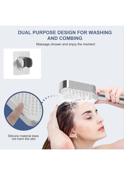 Küvet Musluk Için Köpek Duş Eki, 6 Adaptörlü Evcil Hayvan Duş Püskürtücü Eki, Saç Yıkama Için 79 Inç Hortum (Yurt Dışından) indirimleri