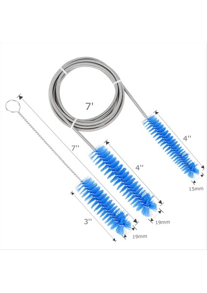 Fırça Çapı 15MM 19MM - Cpap Tüp Temizleme Fırçası - Çoğu Cpap Hortum Türü (Mavi) Için Uygun (Yurt Dışından) fiyatları