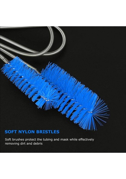 Fırça Çapı 15MM 19MM - Cpap Tüp Temizleme Fırçası - Çoğu Cpap Hortum Türü (Mavi) Için Uygun (Yurt Dışından) modelleri