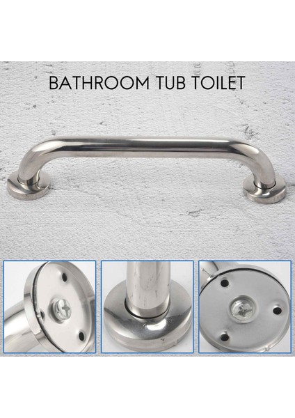 Yeni Banyo Küveti Tuvalet Paslanmaz Çelik Küpeşte Tutma Çubuğu Duş Güvenlik Destek Kolu Havlu Rafı (30 Cm) (Yurt Dışından) indirimleri