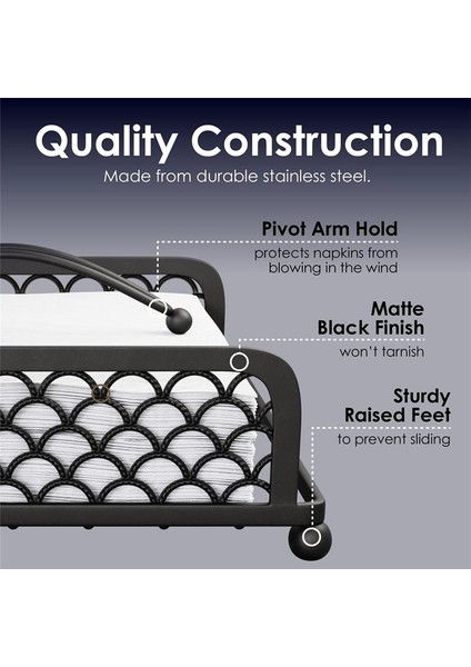 Zarif Düz Kağıt Peçete Tutucu - Masa, Mutfak, Tezgahlar ve Açık Masalar Napkins Dispenser Için Peçete Tutucuları (Yurt Dışından) indirimleri