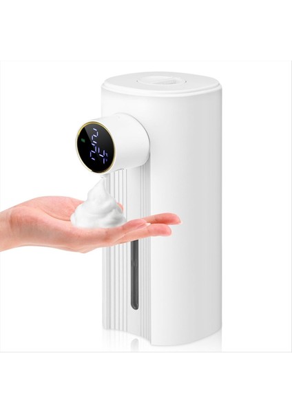 Dokunulmaz Otomatik Köpük Sabun Dağıtıcı 11.83 Oz, 5 Ayarlanabilir Seviye, Mutfak ve Banyo Köpük Beyaz Için Uygun (Yurt Dışından)