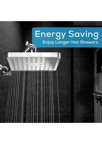 Basınçlı Yağmur Duş Başlığı - Lüks Modern Görünüm - Banyo Duş Başınız Için Ayarlanabilir Yedek (Yurt Dışından) modelleri