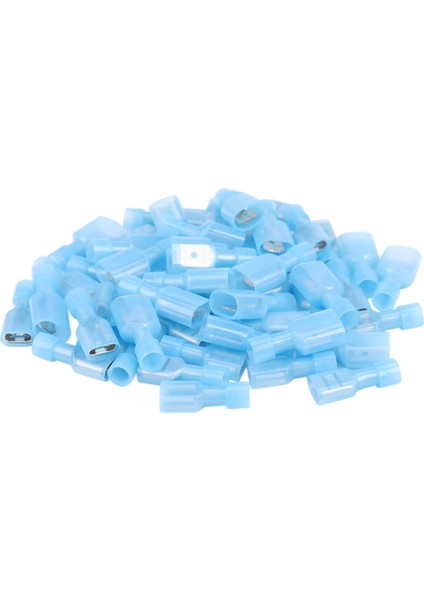 50PCS Dişi ve Erkek Tamamen Yalıtılmış Tel Terminaller Konnektörü Naylon Kürek Konektörleri Mavi (Yurt Dışından)
