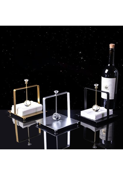 Peçete Sahibi Raf Organizatör Masa Üstü Organizasyonu Metal Peçete Dağıtıcı Tepsisi Kafe Yemek Masası Parti Altın (Yurt Dışından) modelleri