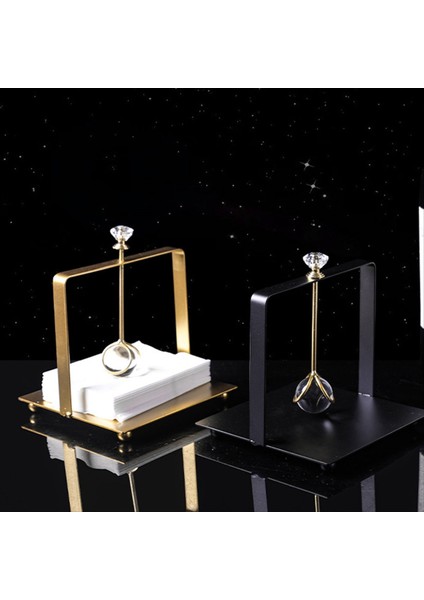 Peçete Sahibi Raf Organizatör Masa Üstü Organizasyonu Metal Peçete Dağıtıcı Tepsisi Kafe Yemek Masası Parti Altın (Yurt Dışından) fırsatları