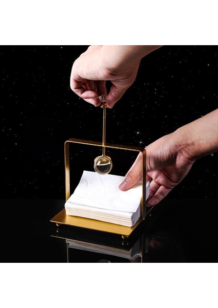 Peçete Sahibi Raf Organizatör Masa Üstü Organizasyonu Metal Peçete Dağıtıcı Tepsisi Kafe Yemek Masası Parti Altın (Yurt Dışından) indirimleri