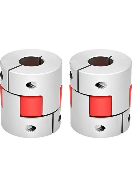 D20XL25 Esnek Şaft Kuplajı 3D Yazıcı Cnc Makinesi ve Servo Adım Motoru 2 Adet Için 5 mm Ila 8mm Ila 8mm (Yurt Dışından)