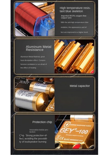 2200W Ses Frekans Bölücü Iki Yönlü Hoparlör Crossover 15 18 Inç Aşamalı Performans Yüksek Güç Frekans Bölücü (Yurt Dışından) modelleri