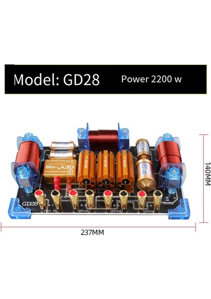 2200W Ses Frekans Bölücü Iki Yönlü Hoparlör Crossover 15 18 Inç Aşamalı Performans Yüksek Güç Frekans Bölücü (Yurt Dışından) fırsatları