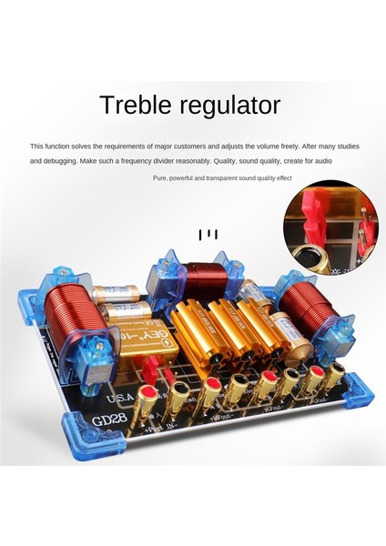 2200W Ses Frekans Bölücü Iki Yönlü Hoparlör Crossover 15 18 Inç Aşamalı Performans Yüksek Güç Frekans Bölücü (Yurt Dışından) indirimleri