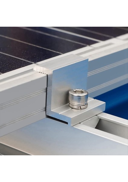 Güneş Paneli Braketi U-Ray Çatı Ray Konnektörü Braketi Çatı Montaj Kiti Metal Çatı, Düz Çatı, Levha Çatı Için Uygun (Yurt Dışından) fiyatları