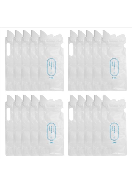 20 Adet Tek Kullanımlık Idrar Çantaları, Seyahat Kampı Acil Durum ve Trafik Sıkışıklığı Için 700ML Idrar Çantaları, Erkek Için Işemek Çantalar, Kadınlar, Kadınlar (Yurt Dışından) modelleri