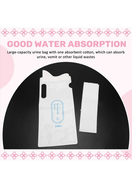 20 Adet Tek Kullanımlık Idrar Çantaları, Seyahat Kampı Acil Durum ve Trafik Sıkışıklığı Için 700ML Idrar Çantaları, Erkek Için Işemek Çantalar, Kadınlar, Kadınlar (Yurt Dışından) indirimleri