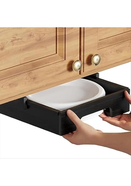 Kağıt Tabak Dağıtıcı 9 Inç Dolap Bambu Plakalar Tutucu Mutfak Tezgahı Dikey Plaka Dipenser Tutucular, A (Yurt Dışından) fırsatları