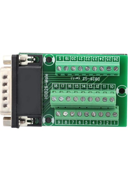 26 Pın DB26 D-Sub Erkek Adaptörü Pcb Terminal Sinyalleri Modül Breakout Kart Bağlayıcısı Yalıtım Mat Izleme (Yurt Dışından) indirimleri