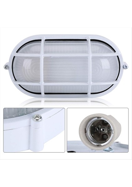 Yüksek Parlak Zemin Açık Oval Yuvarlak Kanıt Sauna Buhar Odası Merdiven Veranda Bahçe Zemini (Ampuller Hariç) (Yurt Dışından) fiyatları