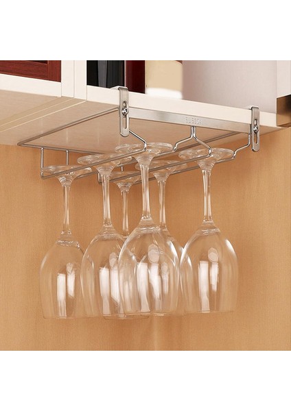 Ayarlanabilir Şarap Camı Organizatörü, Asma Metal Şarap Camı Rafı, Şarap Tutucu Dolap Altında Çubuk 23CM Için Sondaj Yok (Yurt Dışından) fiyatları