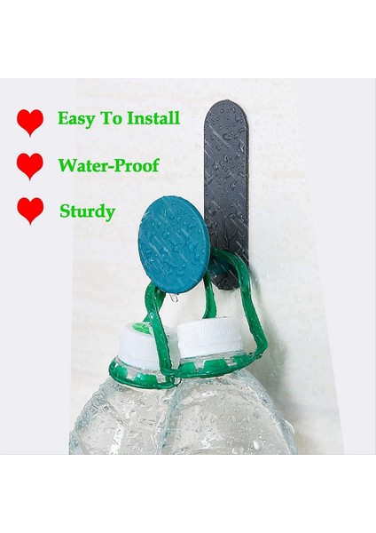 Banyo Duvarı Için Havlu Kancaları, Ağır Hizmet Tipi Su Geçirmez Yapıştırıcı Ceket Kancaları Bornoz Kancaları Dolap Kıyafetleri Asılı Kancalar (Yurt Dışından) indirimleri