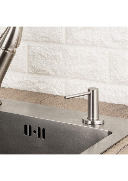 Mutfak Lavabo Fırçalı Paslanmaz Çelik Tezgah Pompası El Losyonu Bottlend Siyah (Yurt Dışından) modelleri