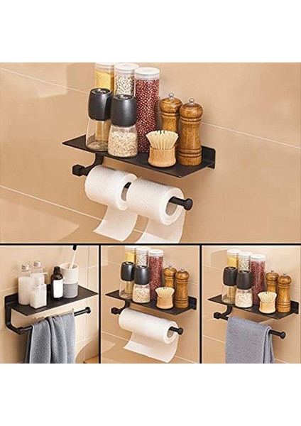 Banyo Için El Havlu Tutucu Banyo Kağıt Tutucu Duvar Montajı Banyo Kağıt Havlu Tutucu Gümüş (Yurt Dışından) fiyatları