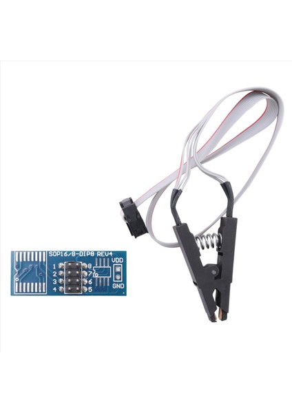 Soıc8 Sop8 Flash Chip Ic Test Klipsleri Soket Adaptörü Programcı Bıos/24/25/93 (Yurt Dışından) fiyatları