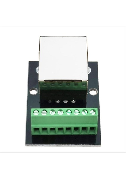 4pcs RJ45 Ethernet Dişi Soket Konnektörü Kırılma Kartı, 2.54MM Konektör Kartı Korumalı Ağ Adaptör Terminali (Yurt Dışından) fiyatları