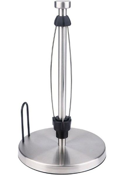 Kağıt Havlu Tutucu Tezgahı, Mutfak Için Uygun Sönümlemeli Banyo Tabanlı Dikey Kağıt Havlu Tutucu (Gümüş) (Yurt Dışından)