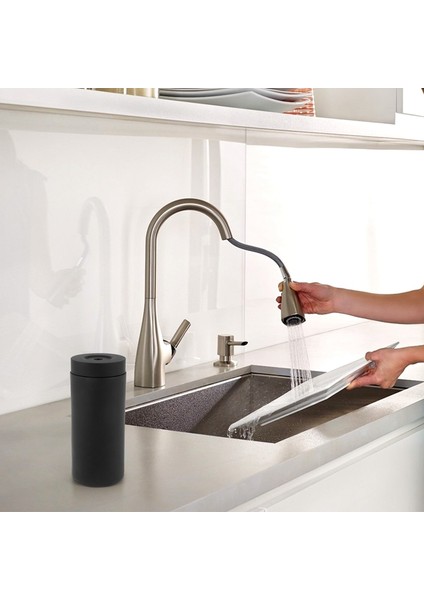 Bulaşık Sabun Sıkıştırma Şişesi Lavabo Mutfak, Silikon El Sabun Dispanser Banyo, Tezgah Dispenser (Siyah) (Yurt Dışından) fiyatları