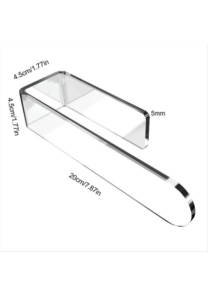 2pcs U Şekil Banyo Akrilik Havlu Çubuğu El Havlu Tutucu, Banyo Duvarı Monte B Için Kendi Kendine Yapışkan Havlu Rafı B (Yurt Dışından) fırsatları