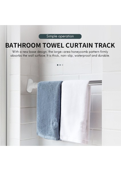 Paslanmaz Çelik Teleskopik Ayarlanabilir Çubuk Çamaşları Kurutucu Paslanmaz Çelik Gerilim Çubuk Banyo Rayı 27.56-39.37IN Alan Için Kullanılabilir (Yurt Dışından) fırsatları