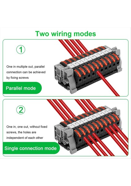 40 Dın Ray Terminali Paketi, 0.08-4 Mm² PCT-211 Dın Ray Terminalleri, Siyah Terminal Blok Kiti, Elektrik Bağlantı Bloğu (Yurt Dışından) fırsatları
