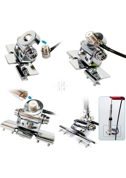 Araba Radyosu Anten Montaj Braketi 5m PL259 SO239 Koaksiyel Besleyici Kablo Sma Kadın Erkek Bnc Konnektörü (Yurt Dışından) fiyatları