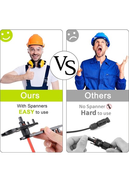 20 Çarşaf Güneş Panel Konektörleri, Erkek/kadın 1000V Güneş Paneli Kablo Konnektörü IP67 Su Geçirmez, 2 Mezar Anahtarlar (Yurt Dışından) fırsatları