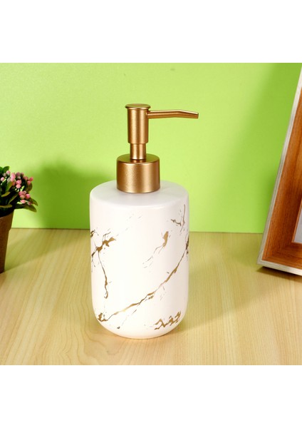 300ML Seramik Emülsiyon Şişeleri Yaratıcı Lateks Şişeler Sıvı Sabun Dispenserleri Banyo Seti Ev Dekorasyon-Beyaz Mat (Yurt Dışından) modelleri