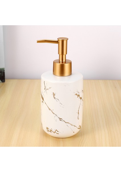 300ML Seramik Emülsiyon Şişeleri Yaratıcı Lateks Şişeler Sıvı Sabun Dispenserleri Banyo Seti Ev Dekorasyon-Beyaz Mat (Yurt Dışından) indirimleri