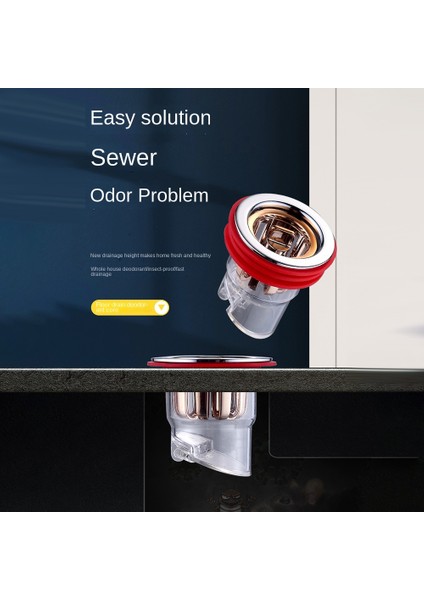 Koku Kanıtı Zemin Drenaj Çekirdek Duş Zemin Drenaj Tapa Böcek Kanı Koku Kanıtı Saçkop Fişi Mutfak Banyo Tuvalet Kanalizasyon B (Yurt Dışından) fırsatları