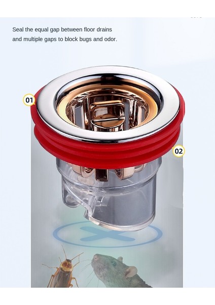 Koku Kanıtı Zemin Drenaj Çekirdek Duş Zemin Drenaj Tapa Böcek Kanı Koku Kanıtı Saçkop Fişi Mutfak Banyo Tuvalet Kanalizasyon B (Yurt Dışından) indirimleri