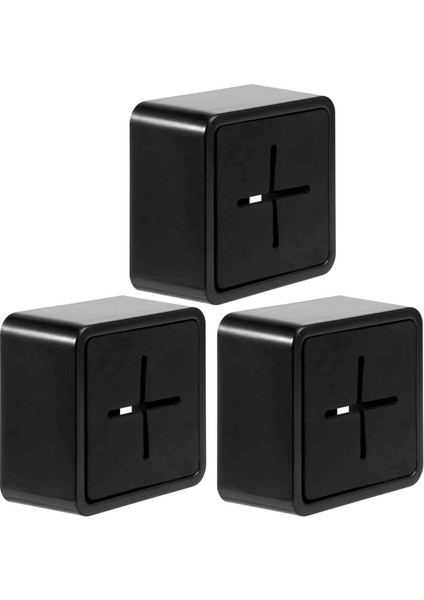 Banyo Için Havlu Tutucu - Kendinden Yapışkan Mutfak Havlu Askı Grabber, Duvar Montajı Bulaşık Havlu Kancaları, 3 Paket Siyah (Yurt Dışından)