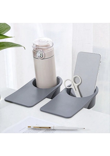 Içki Kupa Tutucu Masa Yan Su Kupası Raf Ofis Masaüstü Bilgisayar Masası Sabit Kupa Tutucu Masa Depolama Klipsi, Beyaz (Yurt Dışından) indirimleri