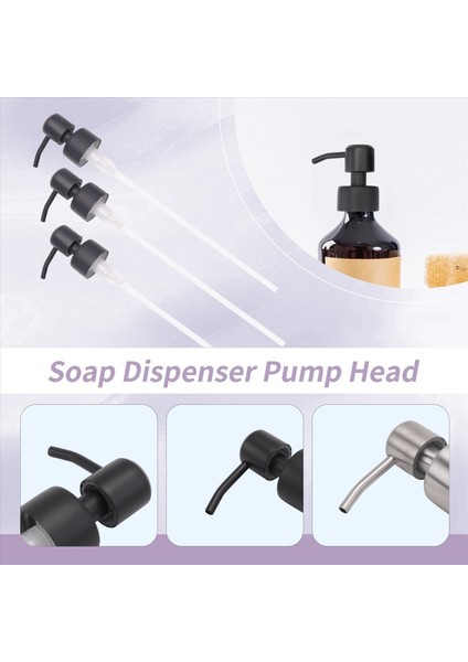6pcs Paslanmaz Çelik Sıvı Sabun Dispenser Pompası Standart 28/400 Boyun Boyut Nozumu ve Tüpü Iplik ile Değiştirme (Yurt Dışından) fırsatları