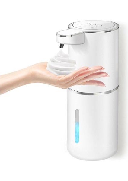Otomatik Sabun Dispenser - Dokunulmaz Köpük Sabun Dağıtıcı 400ML USB Banyo Için Şarj Edilebilir Dağıtıcı (Yurt Dışından)