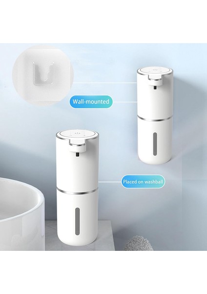 Otomatik Sabun Dispenser - Dokunulmaz Köpük Sabun Dağıtıcı 400ML USB Banyo Için Şarj Edilebilir Dağıtıcı (Yurt Dışından) modelleri