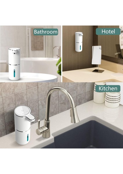Otomatik Sabun Dispenser - Dokunulmaz Köpük Sabun Dağıtıcı 400ML USB Banyo Için Şarj Edilebilir Dağıtıcı (Yurt Dışından) indirimleri