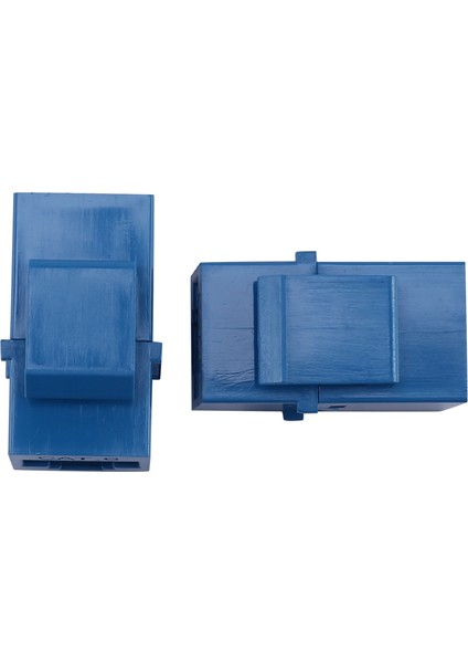 10PCS RJ45 Konnektör Keystone Jack Cat6 Uzatma Bağlayıcı Ethernet Ağı Lan Kat 6 Kullanıcı Kapları Adaptörü, Mavi (Yurt Dışından) modelleri