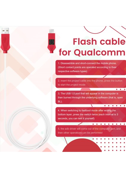 Xiao Mi ve Qualcomm Flash Için Mucize Edl Kablosu ve 9008 Port Için Açılış (Yurt Dışından) fırsatları