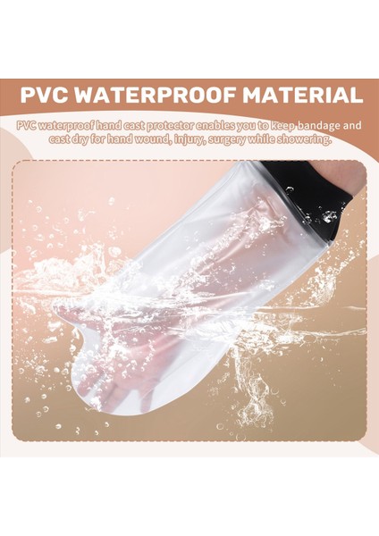 Su Geçirmez Dökme Kapak Yetişkin Elleri Duş Banyosu Yara Koruyucusu Yanmış Eller Parmak Bilekleri (Yurt Dışından) indirimleri