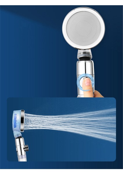 Basınçlı Duş Başlığı Yüksek Basınç Çıkarılabilir 360 ° Döner Jet Duş Duş Başlığı Filtresi Su Banyo Duş B Için (Yurt Dışından) indirimleri