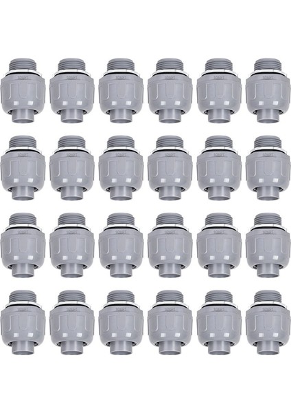 Sıvı Sıkı Konektör 1/2 Metalik Olmayan Elektrikli Boru Bağlantı Parçalarında Pvc Kanal Takımı Düz (Yurt Dışından)